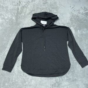 Max & Mia Women's S Hoodie Heather Charcoal Modal Blend H0299